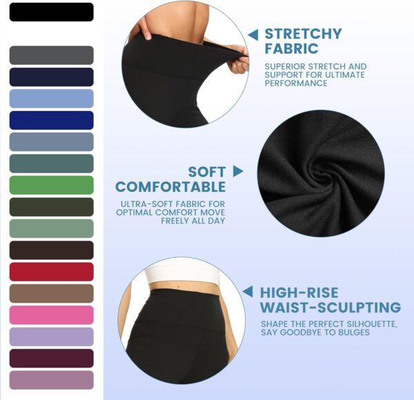 YOLIX Workout Leggings for Women – High Waisted Yoga Pants Tummy Control…
