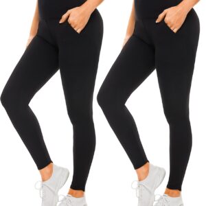 FULLSOFT Soft Leggings for Women – High Waisted Tummy Control No See Through…