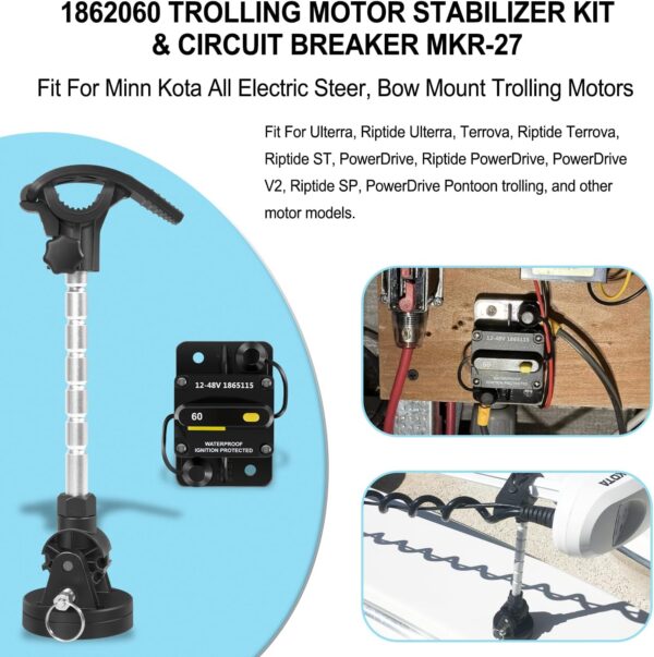 1862060 MKA-60 Stabilizer Holder Bracket Mounted Kit With MKR-27 Circuit Breaker…