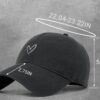 Vintage Heart Embroidered Baseball Cap Distressed Adjustable Hat for Women Low Profile…