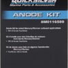 Quicksilver 8M0116589 Transom and Gearcase Aluminum Anode Kit
