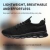 Linenghs Mens Running Shoes Tennis Gym Sneakers Casual Slip On Walking Lightweight…