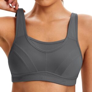 ZeroBound Women’s Sports Bra High Impact Large Bust Full Coverage Workout…