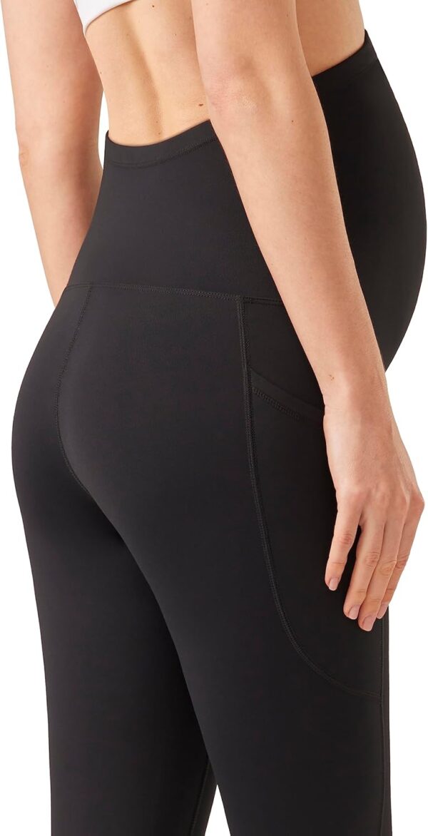 Enerful Women’s Maternity Workout Leggings Over The Belly Pregnancy Active…