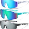 3 Pairs Age 5-16 Youth Boys Girls Sunglasses Kids Baseball Shades Softball Cycling...