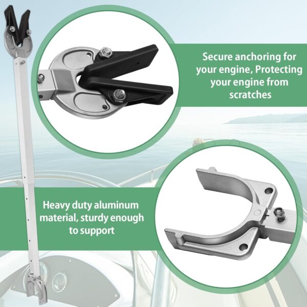 Adjustable Boat Transom Saver, Adjustable from 23 to 35 Inches Shock Absorbing Stern…