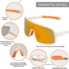 Kids Baseball Sunglasses Polarized Sports UV400 Protection Lightweight Cycling Glasses…
