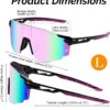 FEISEDY Rimless Sports Sunglasses for Men Women Tr90 Frame for Cycling Fishing Running…