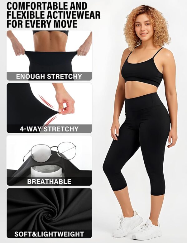 CHANAN High Waisted Leggings for Women No See Through Tummy Control Buttery…