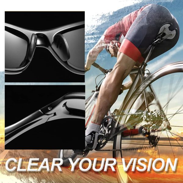 Joopin Sports Sunglasses Polarized UV400 Protection Wrap Around Sun Glasses Shades for…