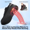 Slow Man Wide Toe Box Shoes for Men – Cushioned Road Running Shoe Non Slip Mens…