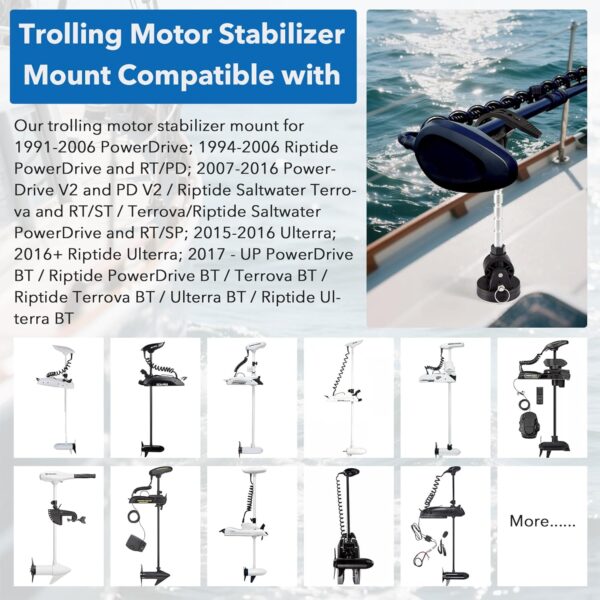 Trolling Motor Stabilizer Mount Support for Minn Kota…