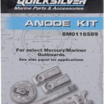 Quicksilver 8M0116589 Transom and Gearcase Aluminum Anode Kit