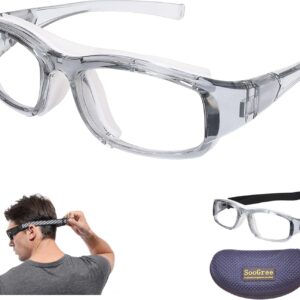 Sport Goggles Glasses Squash & Racquetball Goggles Basketball Glasses Adjustable Strap…