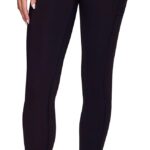 RBX Active Women's Ultra Soft Solid Workout Running Yoga Leggings with Pockets