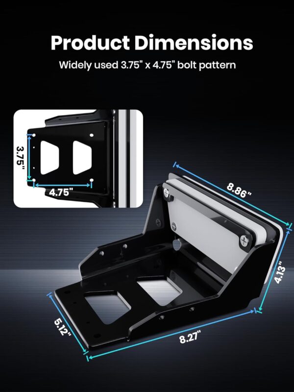 Transom Trolling Motor Mount for Kayaks,Marine Aluminium Kayak Motor Mounts, Transom…
