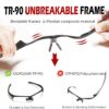 Outdoor Sports Polarized wrap around Cycling Sunglasses for Men & Women TR90 Frame UV…