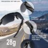 Rosemal Sports Sunglasses Polarized Cycling Sunglasses Running Driving Fishing Hiking…