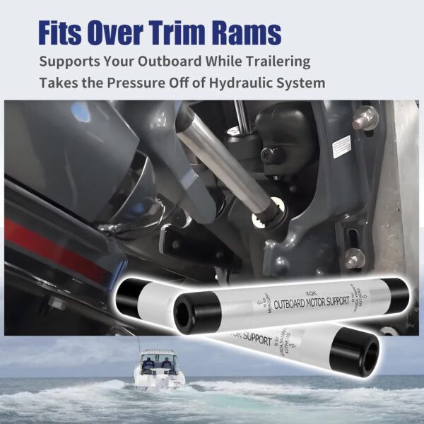 MSS-1-DP OutBoard Motor Support Stick Pair Fits most outboards of 150 HP and up,8.5″…