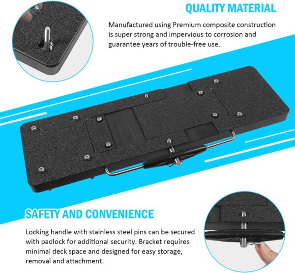 1854023 Composite Quick Release Bracket fit for Ultrex, Fortrex, Maxxum, and Edge…