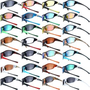 Fabbay 28 Pairs Polarized Sunglasses Bulk for Men and Women Sun Glasses with UV…