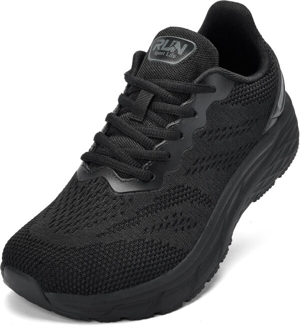 Slow Man Wide Toe Box Shoes for Men – Cushioned Road Running Shoe Non Slip Mens…