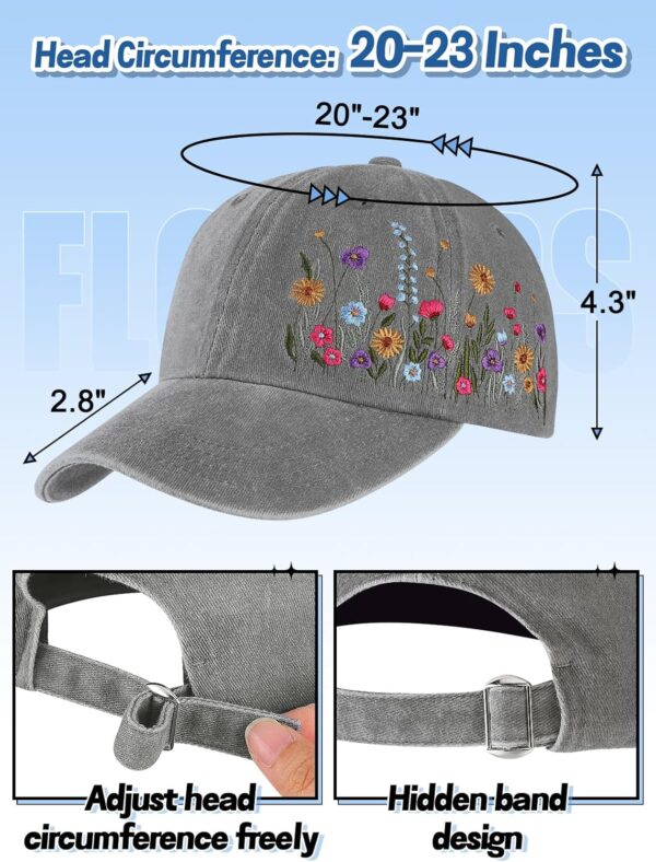 Biggun Embroidered Baseball Cap – Adjustable Hat, Soft Breathable Poly Hats for Women…