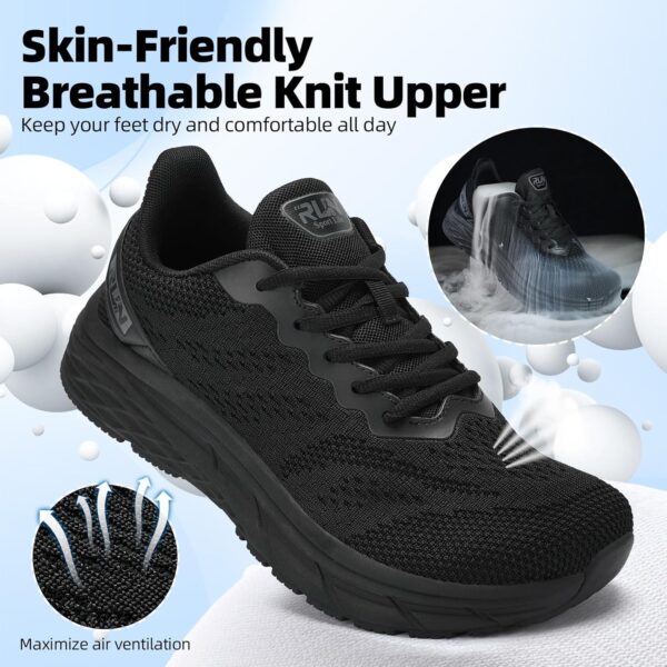 Slow Man Wide Toe Box Shoes for Men – Cushioned Road Running Shoe Non Slip Mens…