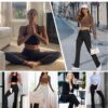 Flare Leggings for Women Yoga Crossover High Waist Pants with Tummy Control…