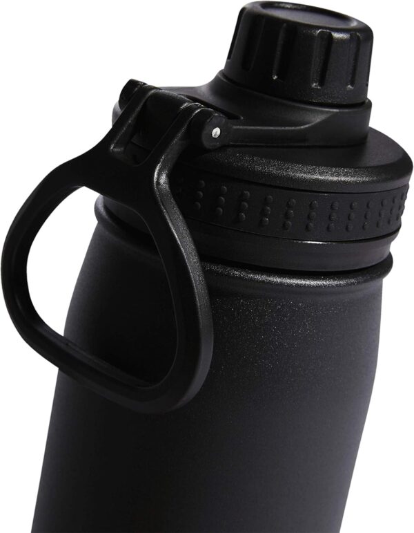 adidas 20 oz Stainless Steel Water Bottle, Insulated Double-Walled 18/8 Metal, Men,…