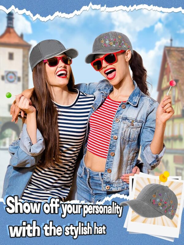 Biggun Embroidered Baseball Cap – Adjustable Hat, Soft Breathable Poly Hats for Women…