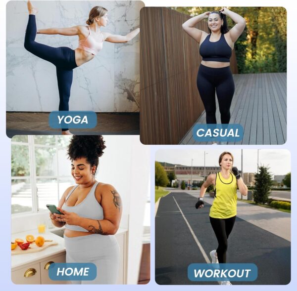 YOLIX Workout Leggings for Women – High Waisted Yoga Pants Tummy Control…
