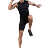 NINQ Men’s Compression Sports Shorts Half Tights with Pocket