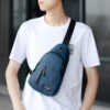 Sohansh Crossbody Chest Bag for Men  Waterproof Sling…