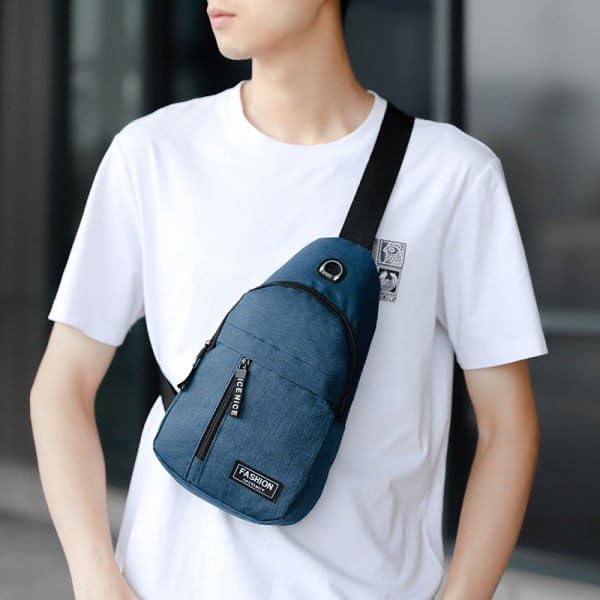 Sohansh Crossbody Chest Bag for Men  Waterproof Sling…
