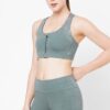 LAASA | JUST-Dry High Impact Front Zip Silver Foil…