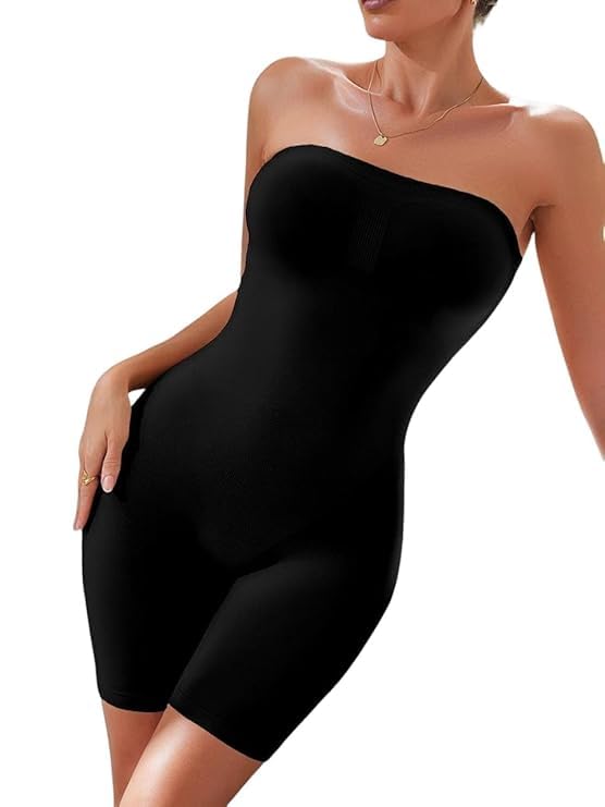 FXTYK Strapless Shapewear Bodysuit Body Shaper for Women…