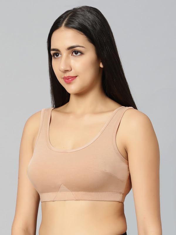 Blue Nixie Stretch Cotton Women’s Cotton Seamless Sports…