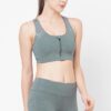 LAASA | JUST-Dry High Impact Front Zip Silver Foil…