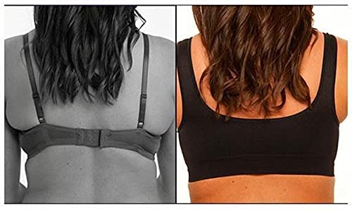Fshway Seamless Comfort: Padded Slip-On Sports Bra for…