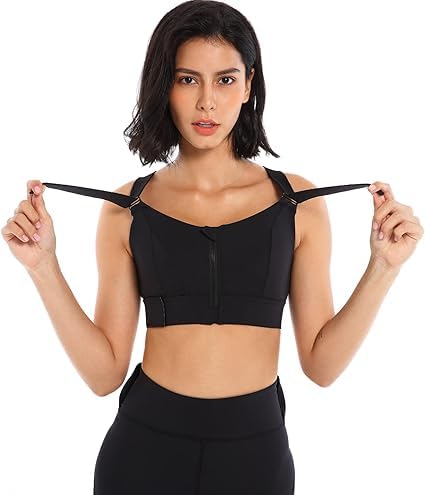 SPUNN Women’s Polyester Spandex High Impact No Bounce…