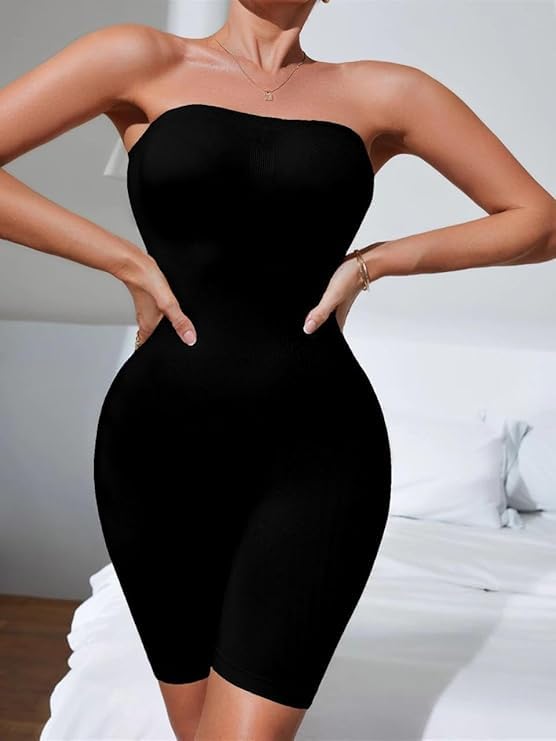 FXTYK Strapless Shapewear Bodysuit Body Shaper for Women…