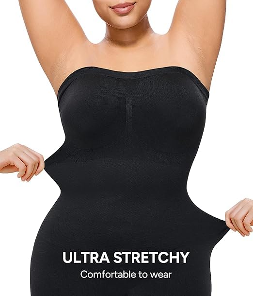 KRLZ Women Strapless Shapewear Bodysuit Tummy Control…