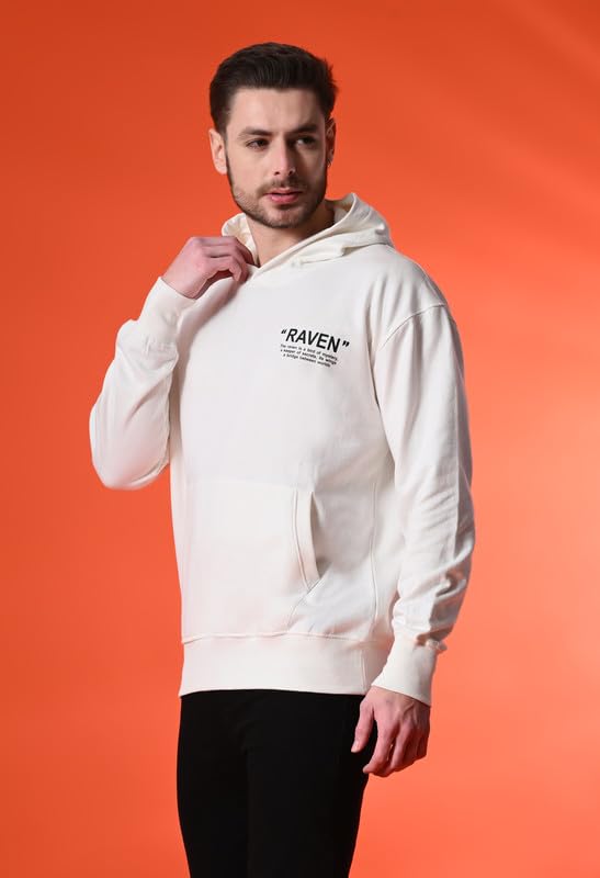 StarFox Men’s Oversized Drop Shoulder Hooded Sweatshirt