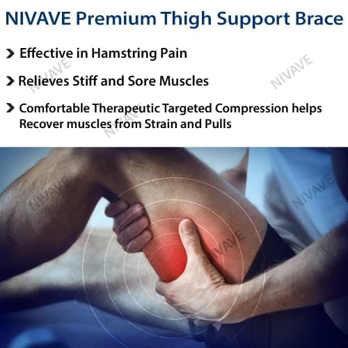 Nivave Thigh Compression Adjustable Neoprene Sleeve…
