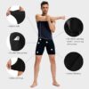 NINQ Men’s Compression Sports Shorts Half Tights with Pocket