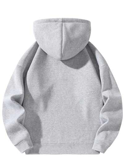 The Modern Soul Half Zipper Solid Hoodie for Men |…