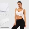 Fshway Seamless Comfort: Padded Slip-On Sports Bra for…
