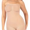Women’s Full Body Shapewear Strapless Bodysuit,…