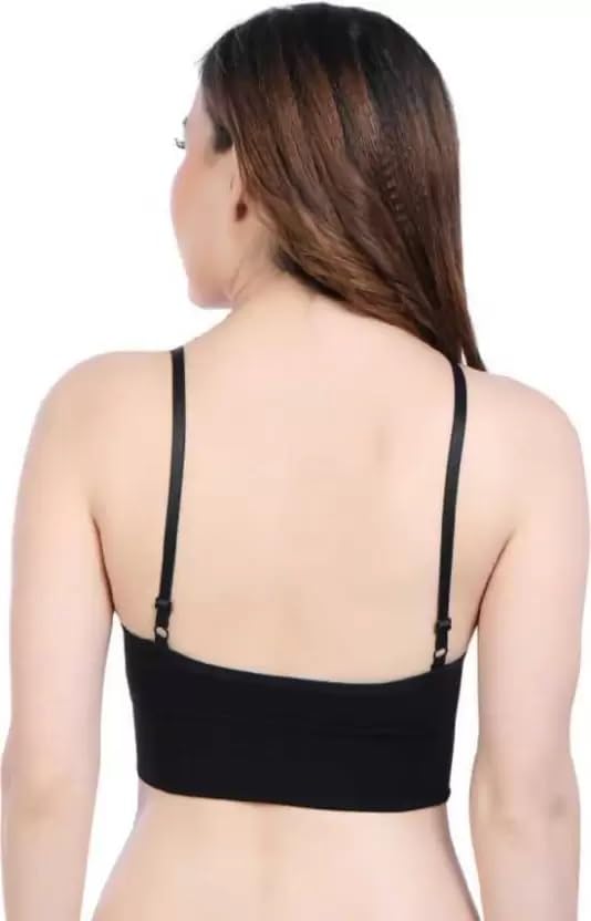 Acnos 7 Colors Women Cotton Padded Wire Free Sports Bra…